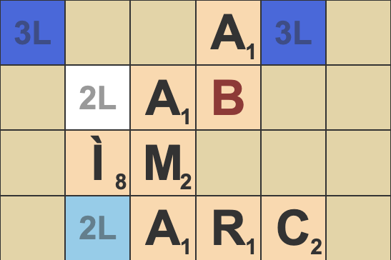 Example board #2 - Tile selection